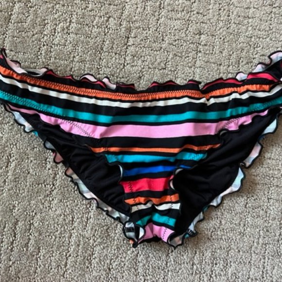 SUNDAZED Mermaid Ruffled Cheeky Hipster Bottoms, Small - Picture 3 of 4